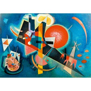 Bluebird Puzzle (60021) - Vassily Kandinsky: "In Blue, 1925" - 1000 piezas