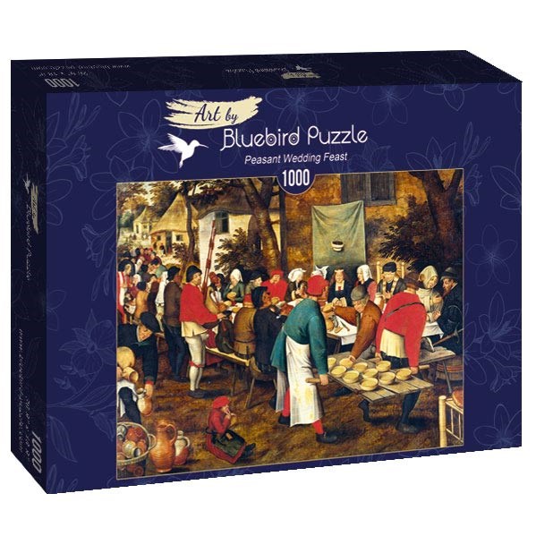 Bluebird Puzzle (60025) - Pieter Brueghel the Younger: "Peasant Wedding Feast" - 1000 piezas