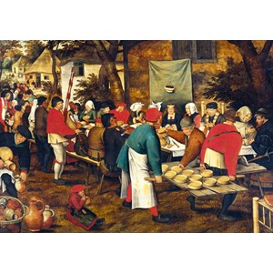 Bluebird Puzzle (60025) - Pieter Brueghel the Younger: "Peasant Wedding Feast" - 1000 piezas