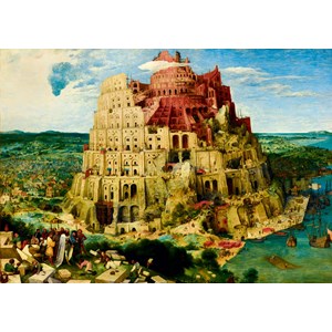 Bluebird Puzzle (60027) - Pieter Brueghel the Elder: "The Tower of Babel, 1563" - 1000 piezas