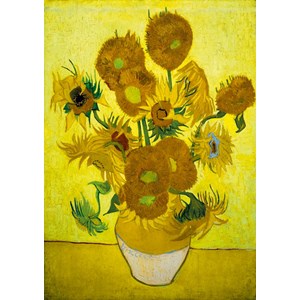 Bluebird Puzzle (60003) - Vincent van Gogh: "Sunflowers, 1889" - 1000 piezas