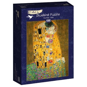 Bluebird Puzzle (60015) - Gustav Klimt: "The Kiss, 1908" - 1000 piezas