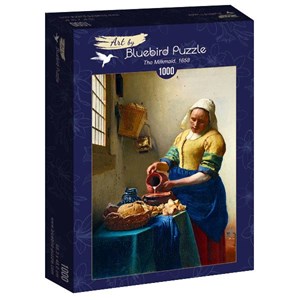 Bluebird Puzzle (60066) - Johannes Vermeer: "The Milkmaid, 1658" - 1000 piezas