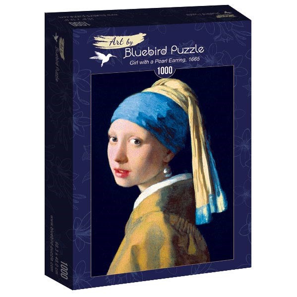 Bluebird Puzzle (60065) - Johannes Vermeer: "Girl with a Pearl Earring, 1665" - 1000 piezas