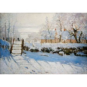 Bluebird Puzzle (60041) - Claude Monet: "The Magpie, 1869" - 1000 piezas