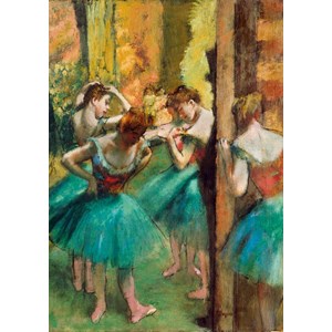 Bluebird Puzzle (60047) - Edgar Degas: "Dancers, Pink and Green, 1890" - 1000 piezas
