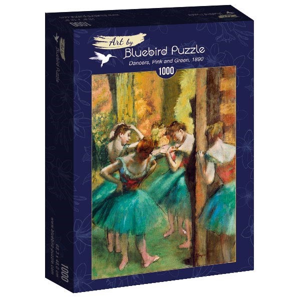 Bluebird Puzzle (60047) - Edgar Degas: "Dancers, Pink and Green, 1890" - 1000 piezas