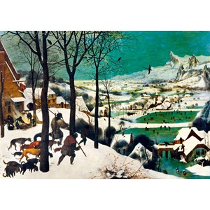 Bluebird Puzzle (60029) - Pieter Brueghel the Elder: "Hunters in the Snow (Winter), 1565" - 1000 piezas