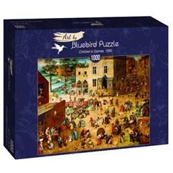 Bluebird Puzzle (60034) - Pieter Brueghel the Elder: "Children's Games, 1560" - 1000 piezas