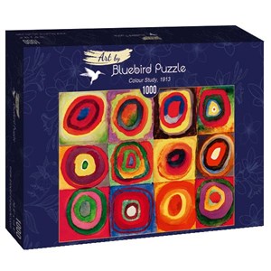 Bluebird Puzzle (60035) - Vassily Kandinsky: "Colour Study, 1913" - 1000 piezas