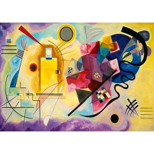 Bluebird Puzzle (60036) - Vassily Kandinsky: "Gelb-Rot-Blau, 1925" - 1000 piezas