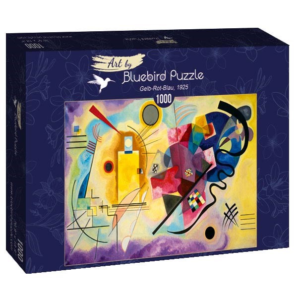 Bluebird Puzzle (60036) - Vassily Kandinsky: "Gelb-Rot-Blau, 1925" - 1000 piezas
