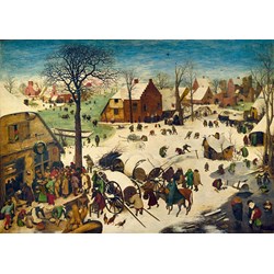 Bluebird Puzzle (60026) - Pieter Brueghel the Elder: "The Census at Bethlehem, 1566" - 1000 piezas