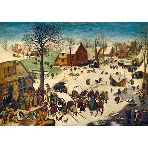 Bluebird Puzzle (60026) - Pieter Brueghel the Elder: "The Census at Bethlehem, 1566" - 1000 piezas