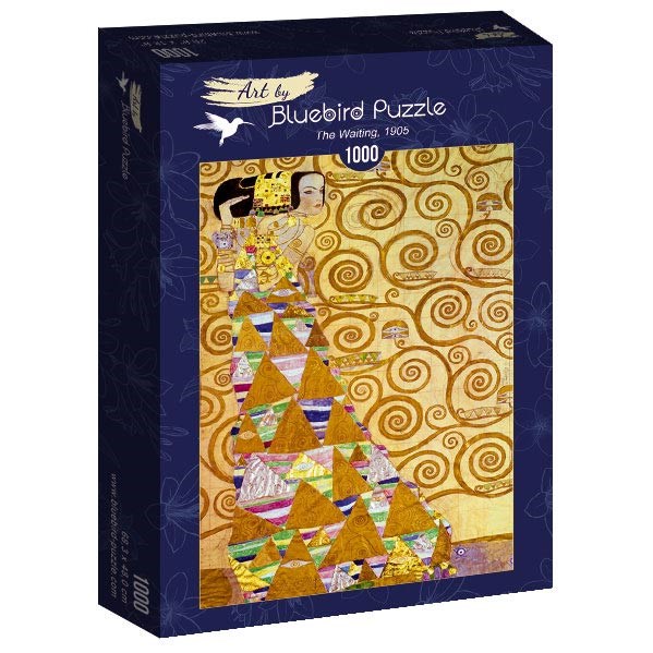 Bluebird Puzzle (60017) - Gustav Klimt: "The Waiting, 1905" - 1000 piezas