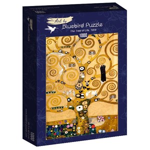 Bluebird Puzzle (60018) - Gustav Klimt: "The Tree of Life, 1909" - 1000 piezas