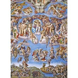 Clementoni (39497) - Michelangelo: "The last Judgement" - 1000 piezas