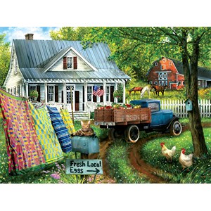 SunsOut (28771) - Tom Wood: "Countryside Living" - 1000 piezas