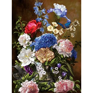 SunsOut (67709) - "Bouquet in Blue" - 1000 piezas