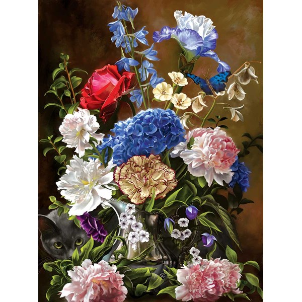 SunsOut (67709) - "Bouquet in Blue" - 1000 piezas