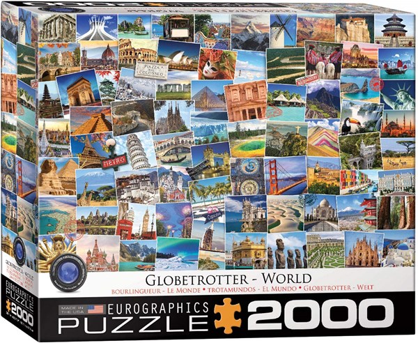 Eurographics (8220-5480) - "World Globetrotter" - 2000 piezas