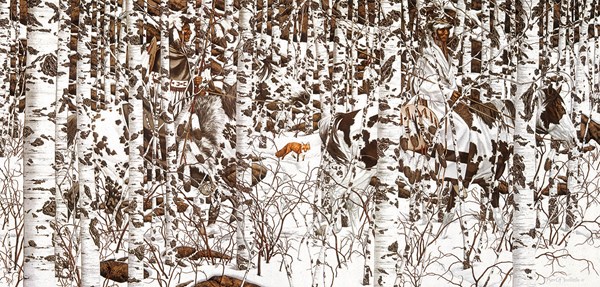 SunsOut (74415) - Bev Doolittle: "Woodland Encounter" - 1000 piezas