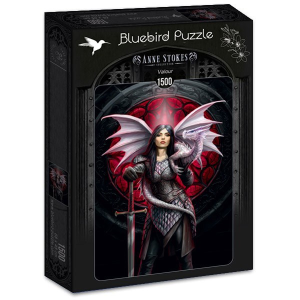 Bluebird Puzzle (70441) - Anne Stokes: "Valour" - 1500 piezas