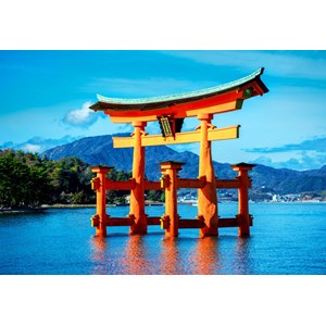 Bluebird Puzzle (70009) - "The torii of Itsukushima Shrine" - 1500 piezas