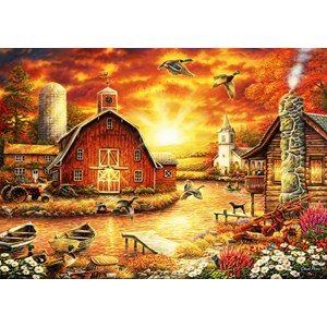 Bluebird Puzzle (70416) - Chuck Pinson: "Honey Drip Farm" - 2000 piezas