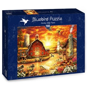 Bluebird Puzzle (70416) - Chuck Pinson: "Honey Drip Farm" - 2000 piezas