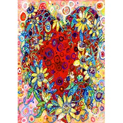 Bluebird Puzzle (70431) - Sally Rich: "Passion Flower" - 1500 piezas