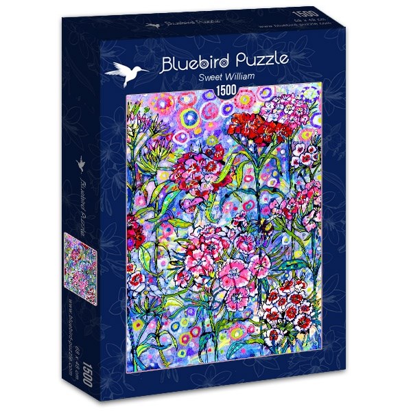 Bluebird Puzzle (70432) - Sally Rich: "Sweet William" - 1500 piezas