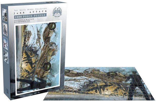 Zee Puzzle (26236) - Keith Burns: "JU 88 Attack" - 1000 piezas