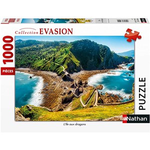 Nathan (87631) - "Dragons Island" - 1000 piezas