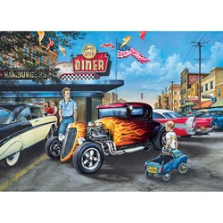 MasterPieces (71811) - "Hot Rods and Milkshakes" - 1000 piezas