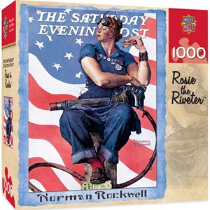 MasterPieces (71805) - Norman Rockwell: "Rosie the Riveter" - 1000 piezas