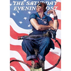 MasterPieces (71805) - Norman Rockwell: "Rosie the Riveter" - 1000 piezas