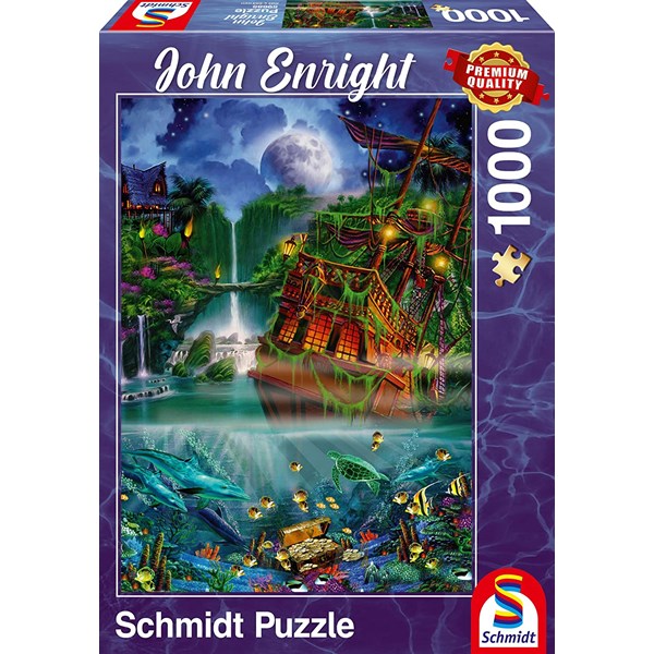 Schmidt Spiele (59685) - John Enright: "Sunken treasure" - 1000 piezas