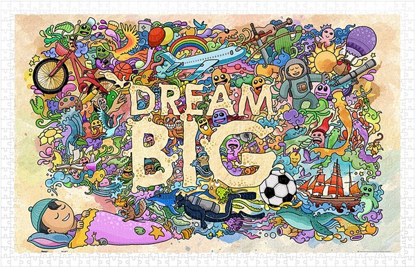 Pintoo (h1671) - "Dream Big" - 1000 piezas