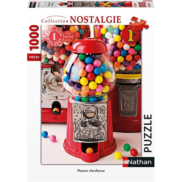 Nathan (87636) - "Plaisirs d'Enfance" - 1000 piezas