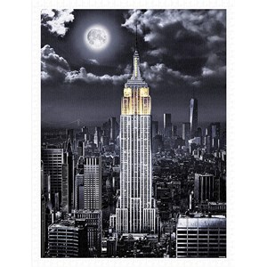 Pintoo (h2120) - Darren Mundy: "Empire State Building" - 1200 piezas