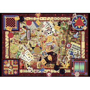 Ravensburger (19406) - Kate Ward Thacker: "Vintage Games" - 1000 piezas