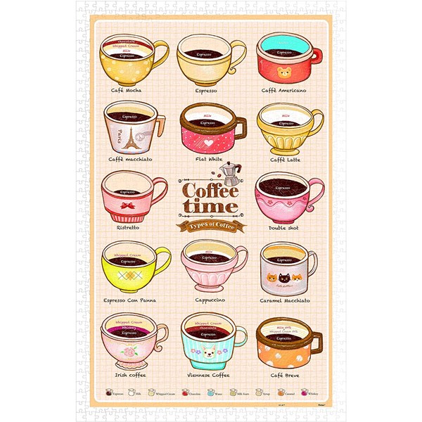 Pintoo (h1593) - "Cafe Life" - 1000 piezas