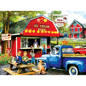 SunsOut (28858) - Tom Wood: "The Ice Cream Barn" - 1000 piezas