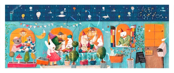 Pintoo (h1787) - Nan Jun: "Bear Coffee" - 1000 piezas