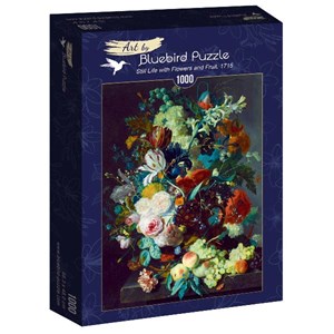 Bluebird Puzzle (60072) - Jan van Huysum: "Still Life with Flowers and Fruit, 1715" - 1000 piezas