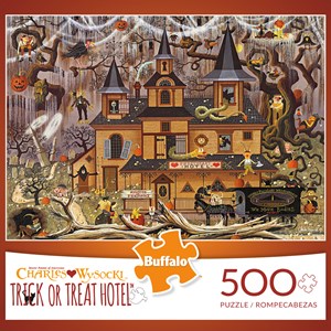Buffalo Games (3872) - Charles Wysocki: "Trick or Treat Hotel" - 500 piezas