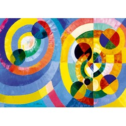 Bluebird Puzzle (60081) - Robert Delaunay: "Circular Forms, 1930" - 1000 piezas