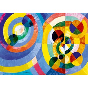 Bluebird Puzzle (60081) - Robert Delaunay: "Circular Forms, 1930" - 1000 piezas