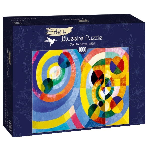 Bluebird Puzzle (60081) - Robert Delaunay: "Circular Forms, 1930" - 1000 piezas